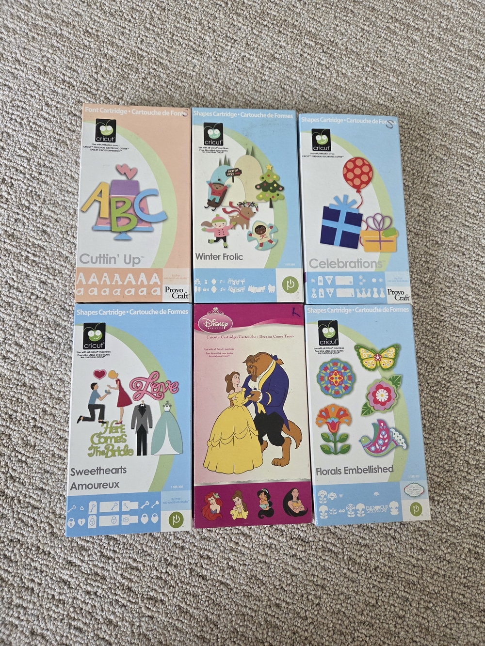Cricut Font Cartridge Packs